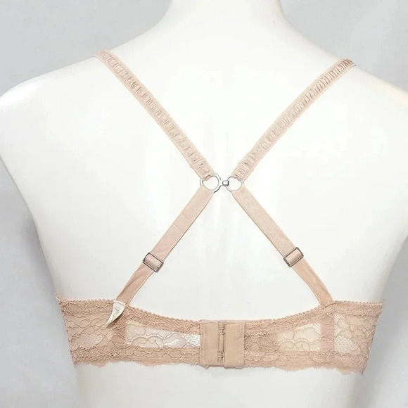 Gilligan O'Malley Perfect Push Up Padded Underwire Bra 34D Nude - Picture 4 of 5